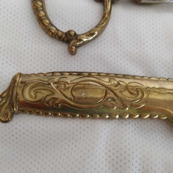 Gold and Silver Carving Set by Morrells - Picture 7 of 12